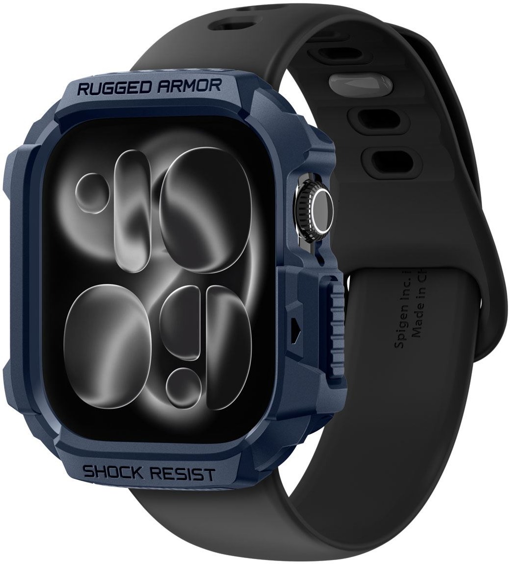 Spigen Rugged Armor 2 Apple Watch 11 42mm Navy Blue