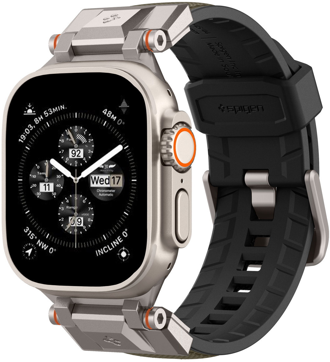 Spigen DuraPro Armor, Apple Watch 49mm/46mm/45mm/44mm military green