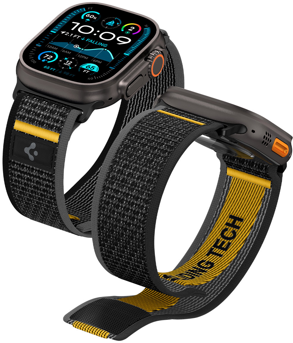 Spigen Athlex Air Active Band Black Apple Watch 49mm/46mm/45mm/44mm