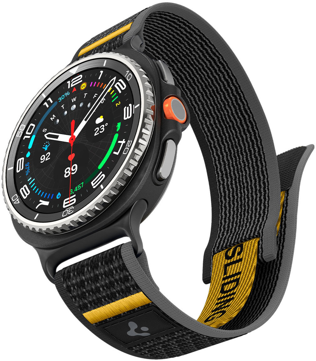 Spigen Athlex Air Active Band Black Samsung Galaxy Watch 8 46mm/44mm/40mm