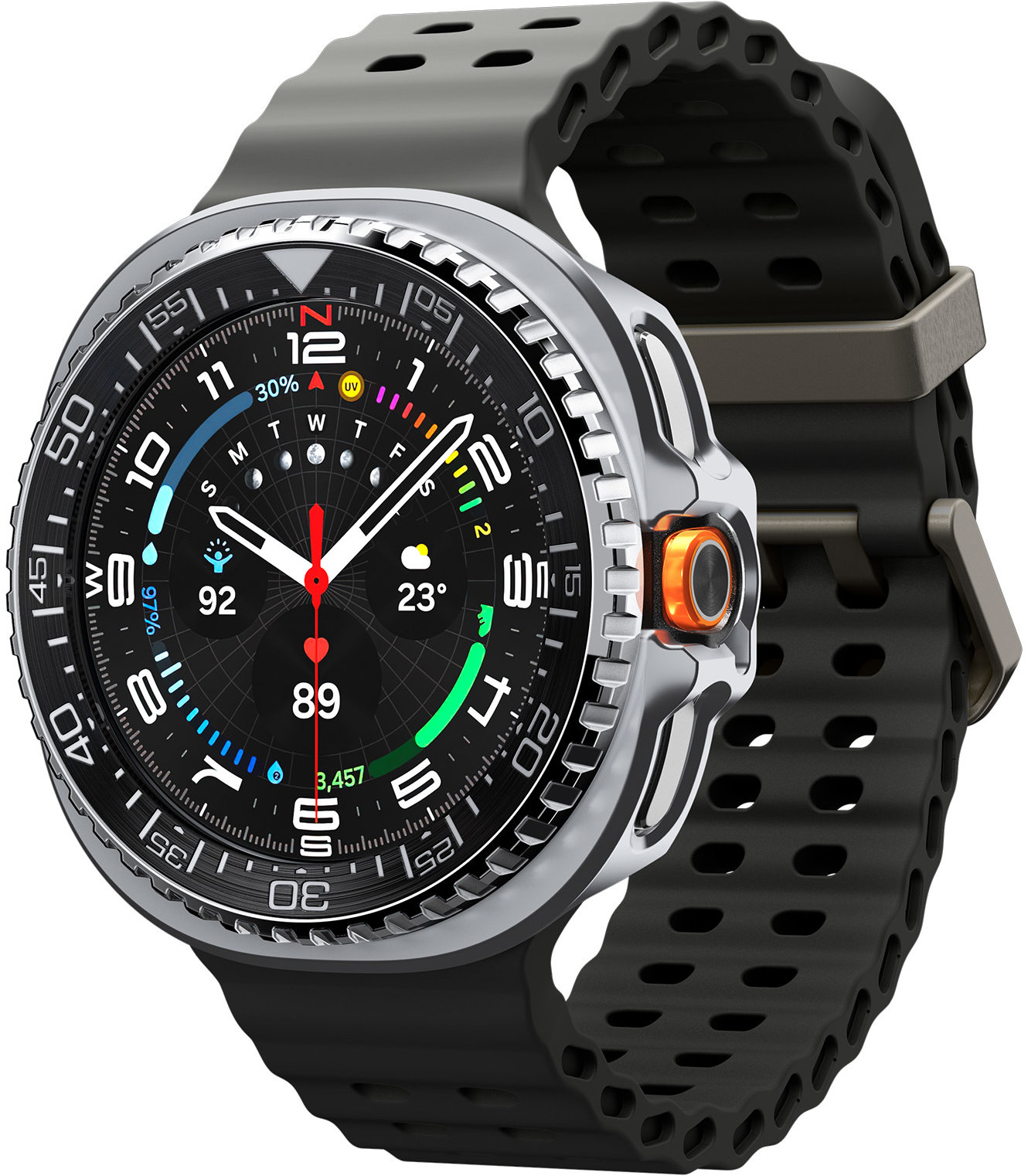 Spigen Bezel Tune Pro Diver Samsung Galaxy Watch 8 Classic 46mm Black