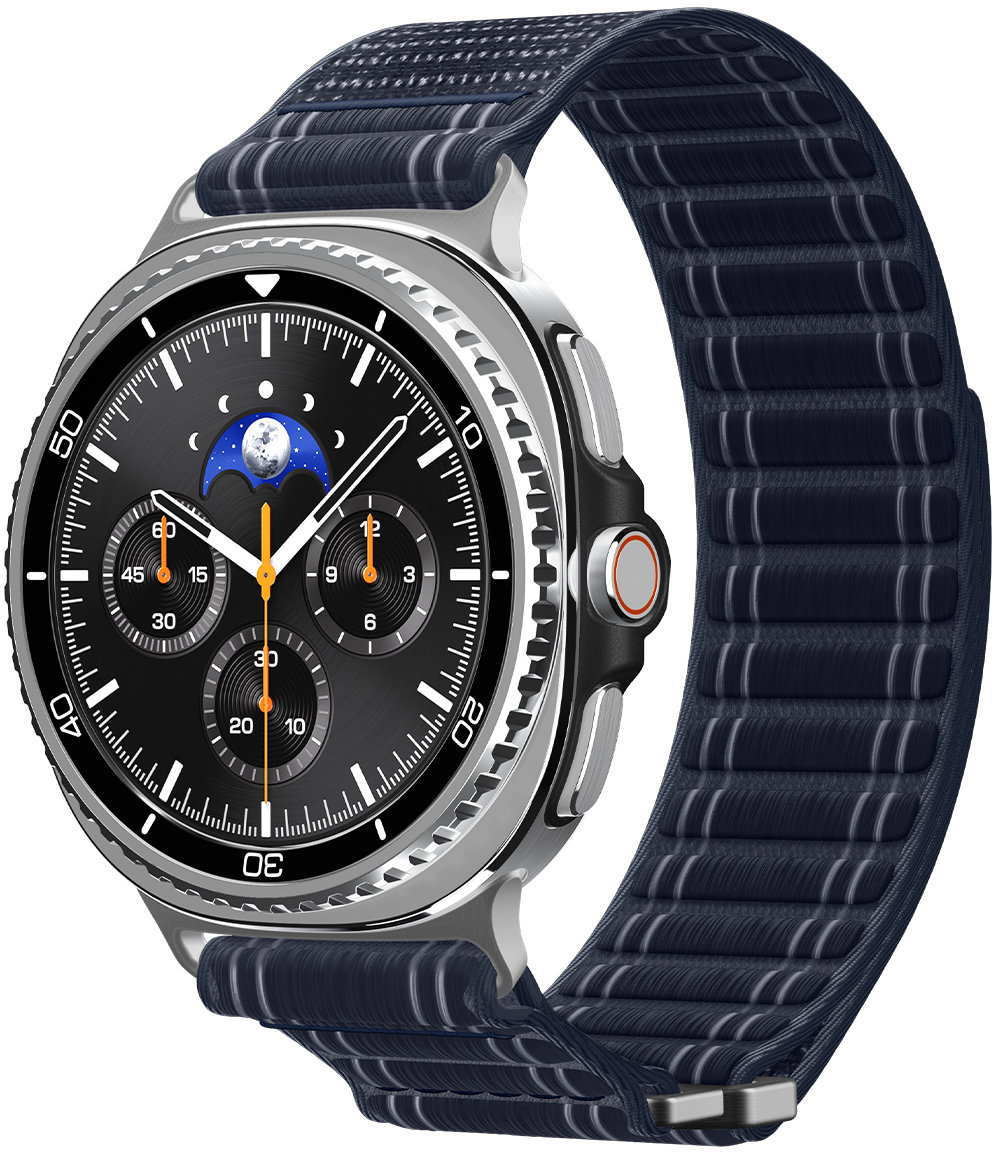 Spigen Fabric Band Hook And Loop Samsung Galaxy Watch 8 46mm/44mm/40mm Navy