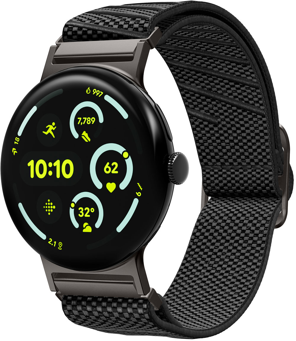 Spigen Lite Fit X Band Google Pixel Watch 4/3 45mm Black