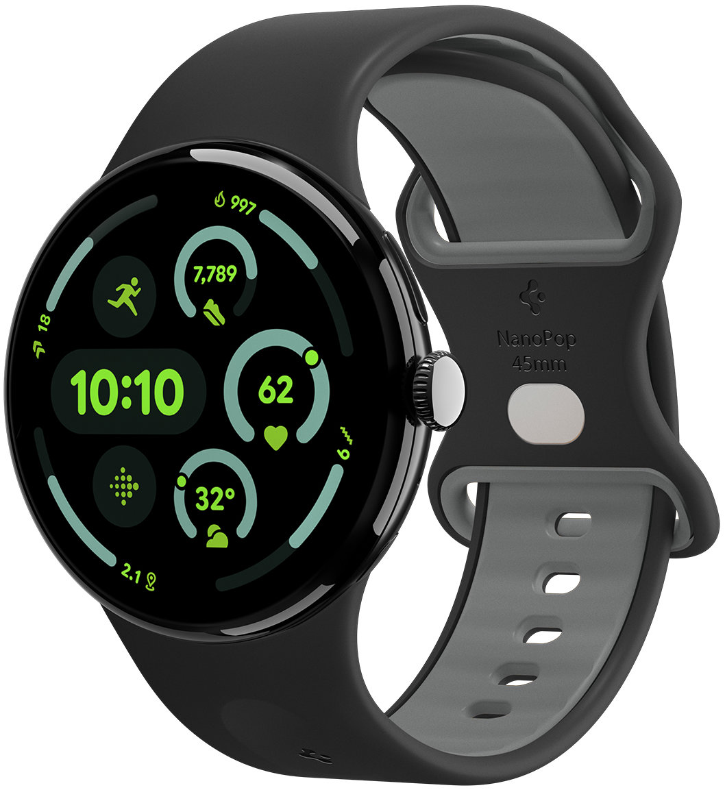 Spigen Nano Pop Band Google Pixel Watch 4/3 45mm Black Sesame