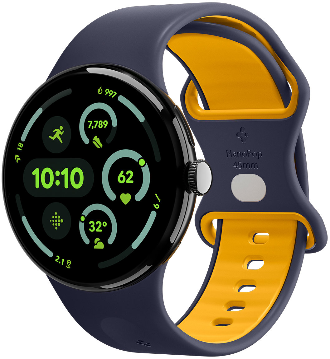 Spigen Nano Pop Band Google Pixel Watch 4/3 45mm Blueberry Navy