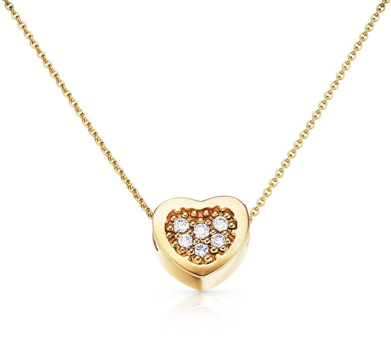 DOLCZE Heart Dia Yellow (Au585/1000, 1,68 g)