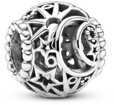PANDORA Moments 799183C00 Děrovaný Slunce, hvězdy a měsíc (Ag 925/1000, 1,85 g)