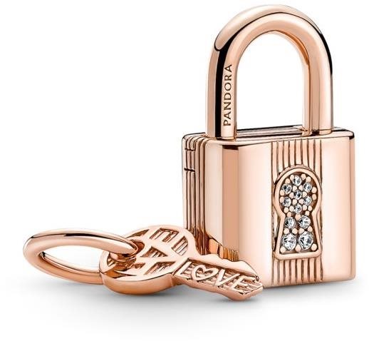 PANDORA Moments 780088C01 Visací zámek s klíčem