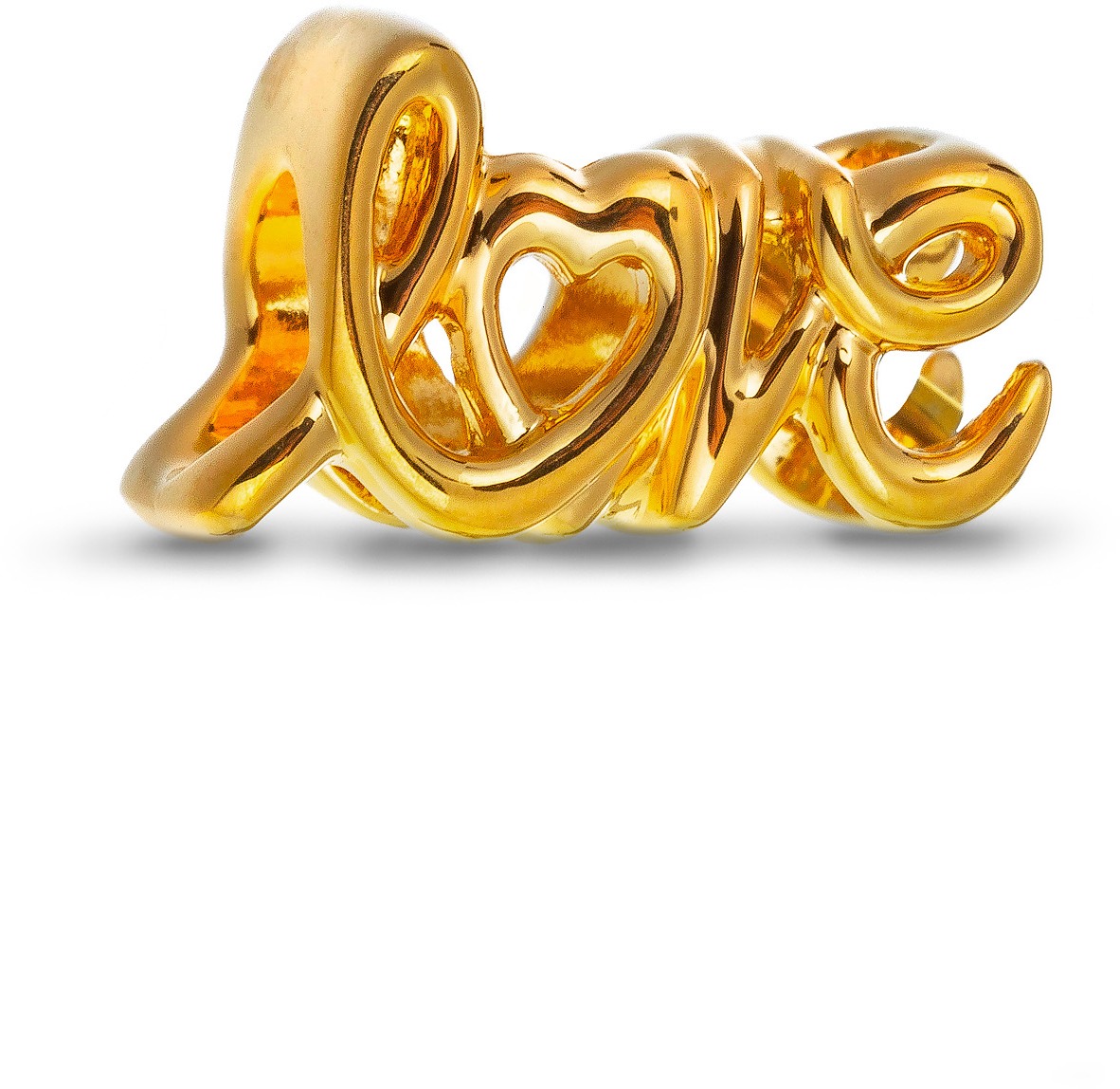 PANDORA Moments 763055C00 s nápisem Love