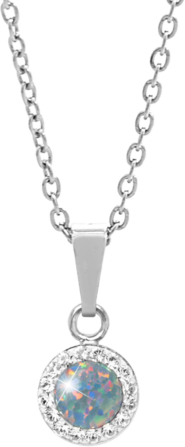 JSB Bijoux Opálek s křišťálovými kameny Swarovski Australian Shadow 92300040aust (Ag925/1000, 1,86 g