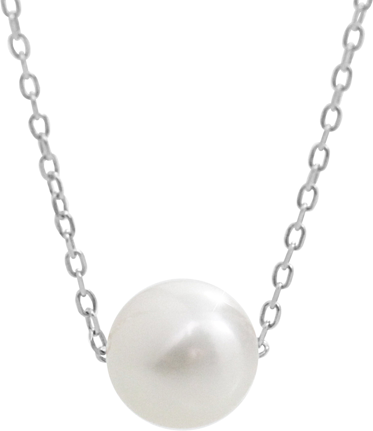 JSB Bijoux Samostatná říční perla o průměru 8 mm White 92300542wh (Ag925/1000, 2 g)