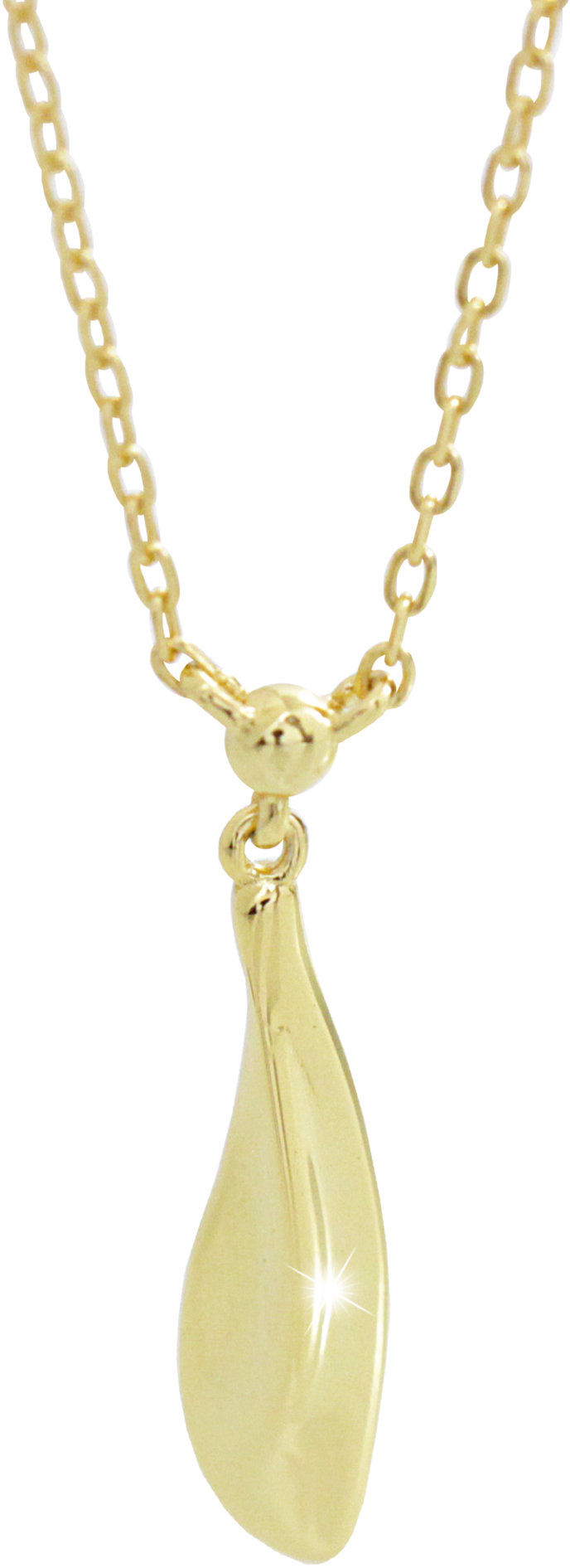JSB Bijoux Podlouhlá kapka nepravidelného tvaru pozlacený 92300587g (Ag925/1000, 2,17 g)