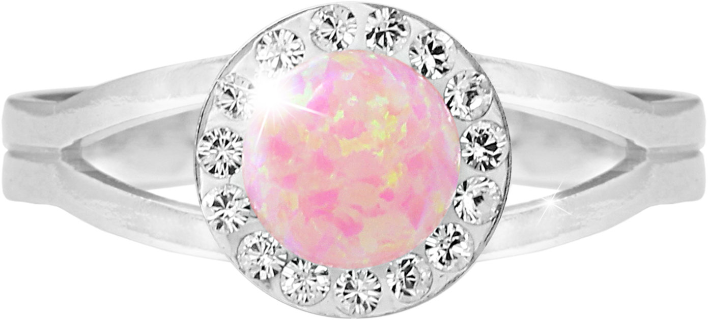 JSB Bijoux Opálek s křišťálovými kameny Swarovski Rose 92700040ro (Ag925/1000, 2,08 g)