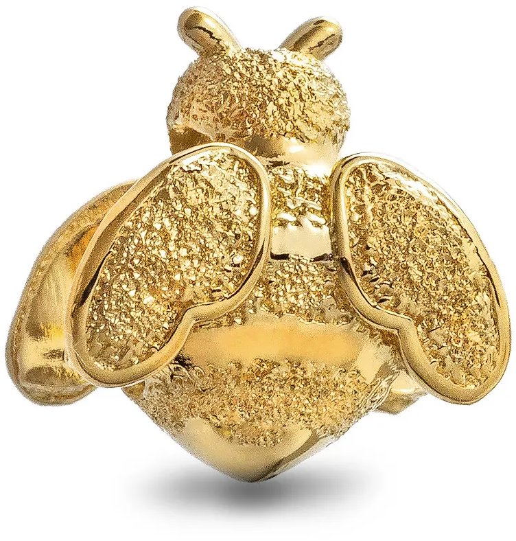 PANDORA Korálek 764524C00 Mini Strukturovaná včelka