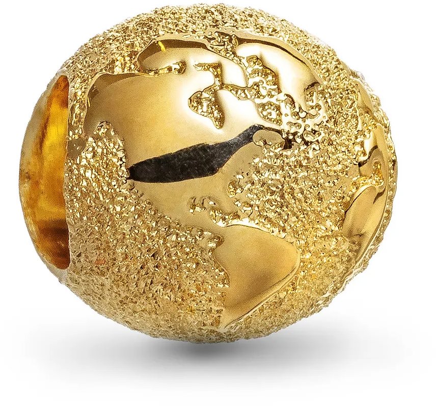 PANDORA Korálek 764529C00 Mini Strukturovaná zeměkoule