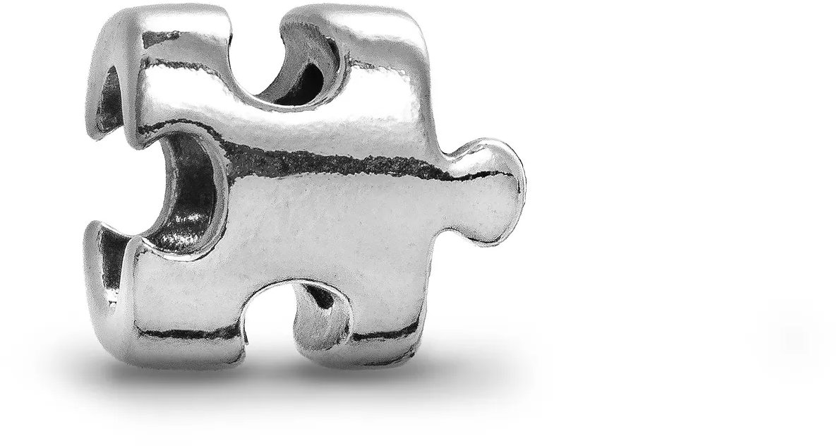 PANDORA Korálek 794514C00 Mini ve tvaru puzzle dílku