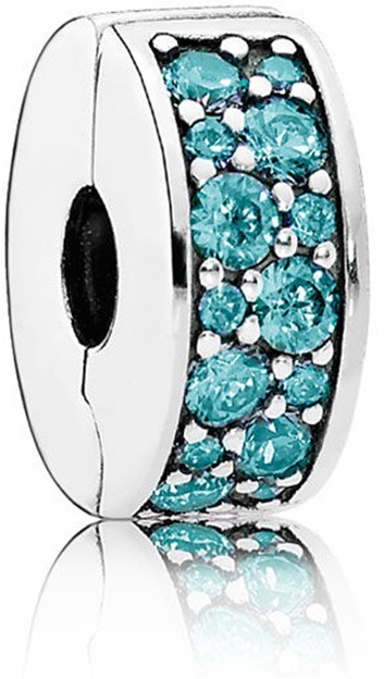 PANDORA Modrozelené pavé 791817MCZ