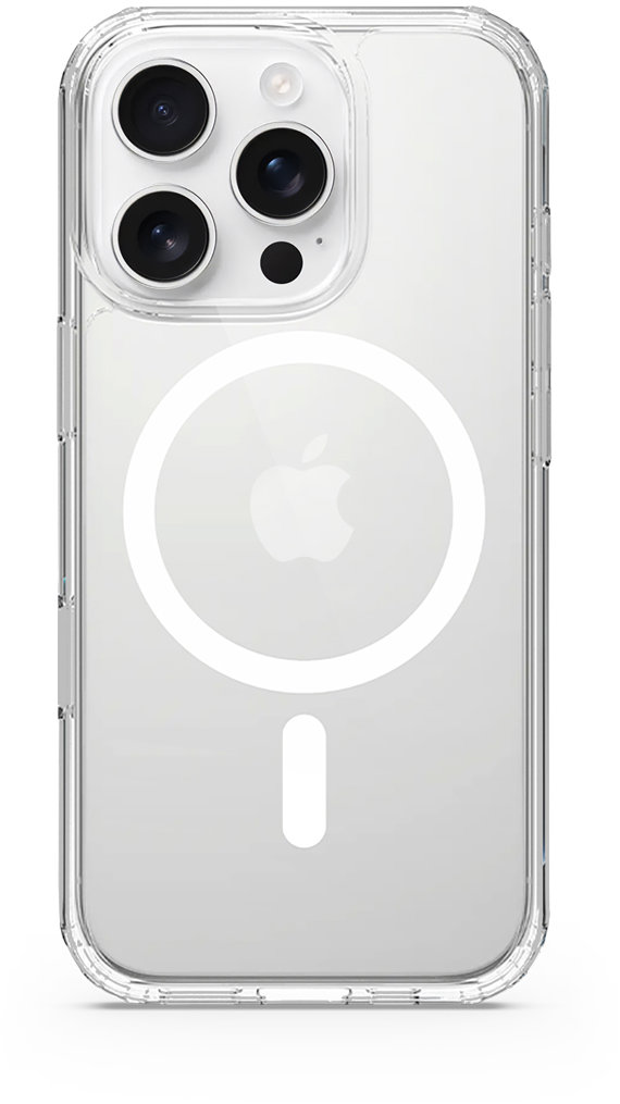 Spello čirý magnetický kryt iPhone 16 Plus