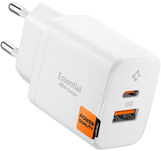 Spigen Essential 20W Wall Charger EE202EU White