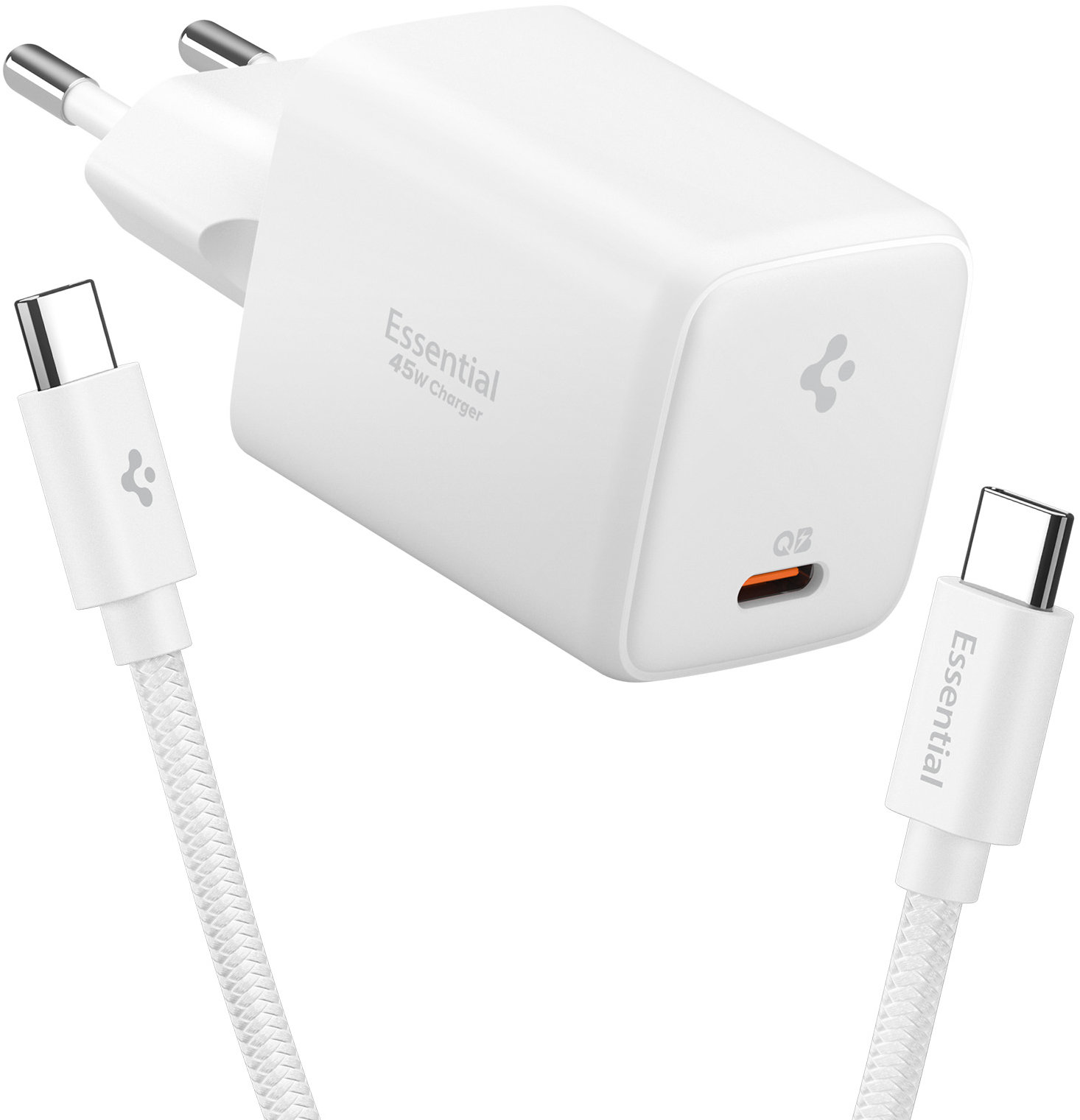 Spigen Essential 45W Wall Charger EE451EU White
