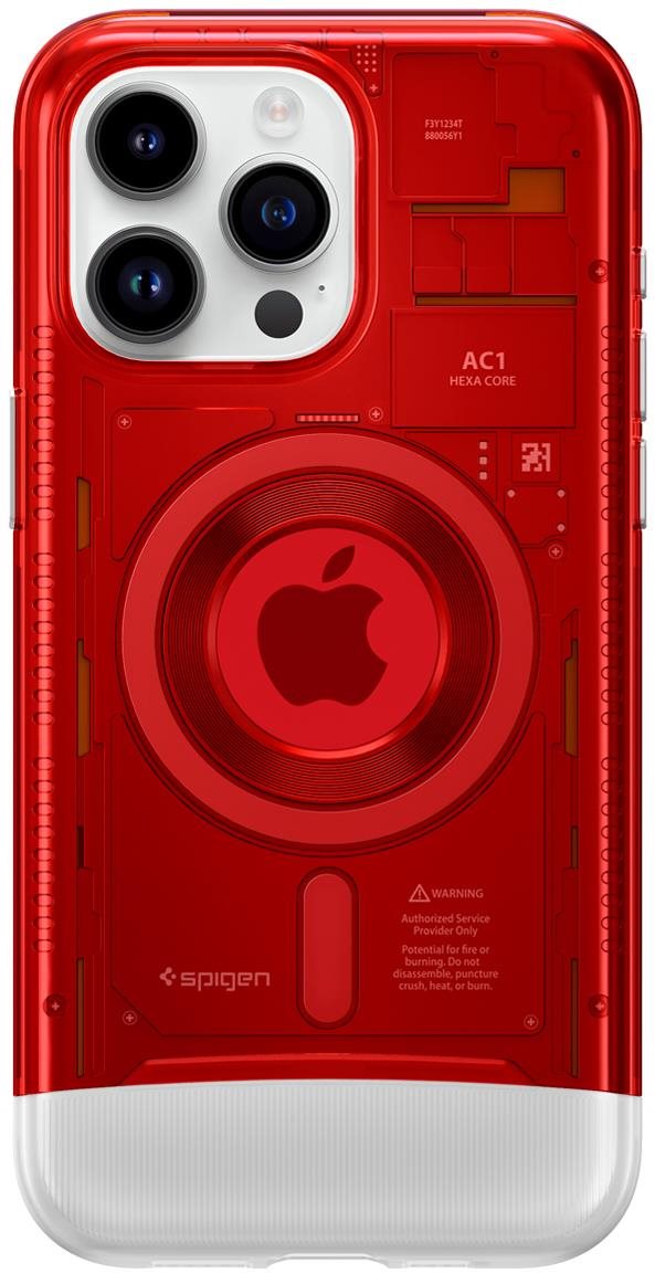 Spigen Classic C1 MagSafe ruby iPhone 15 Pro