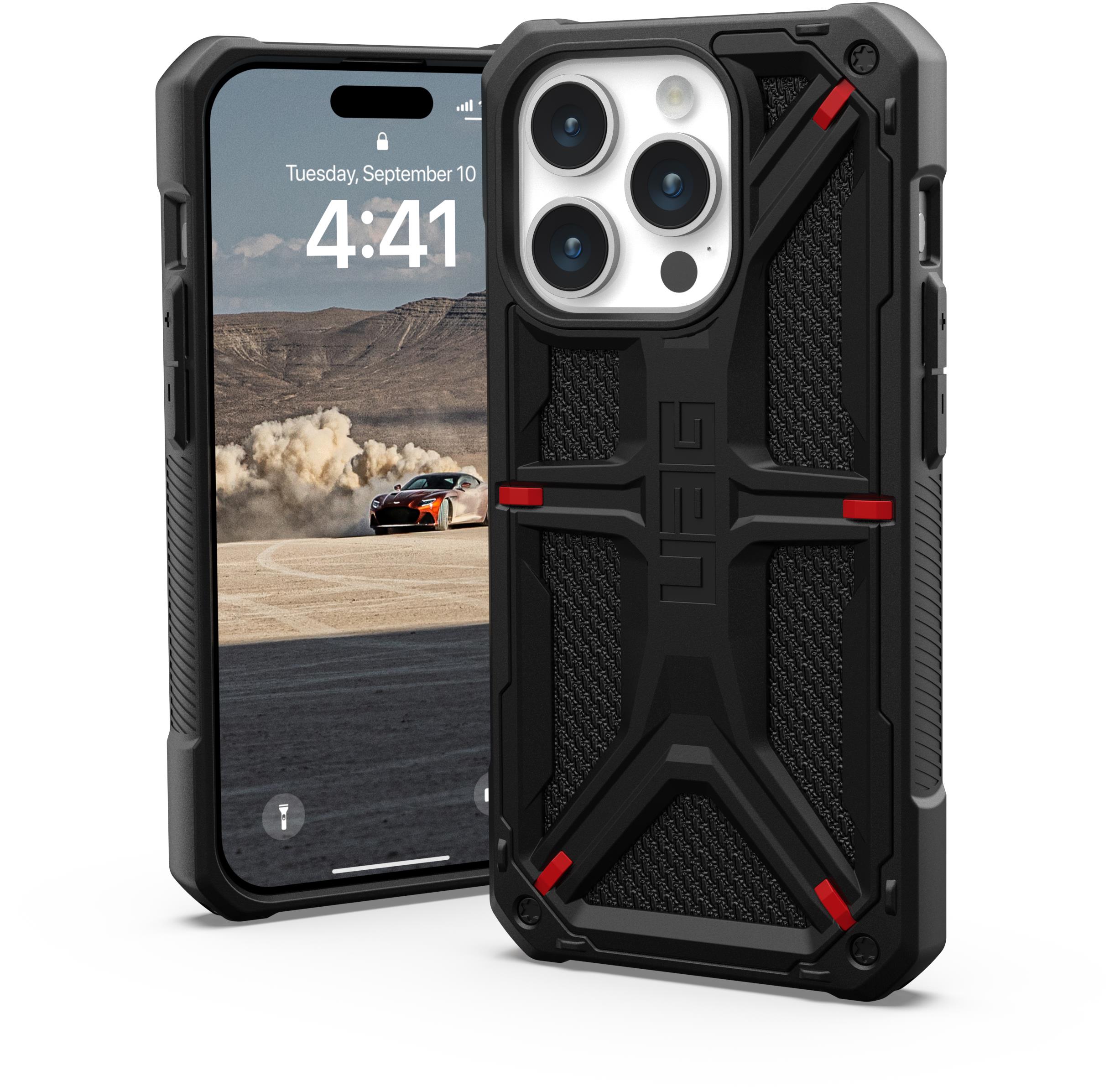 UAG Monarch Kevlar Black iPhone 15 Pro