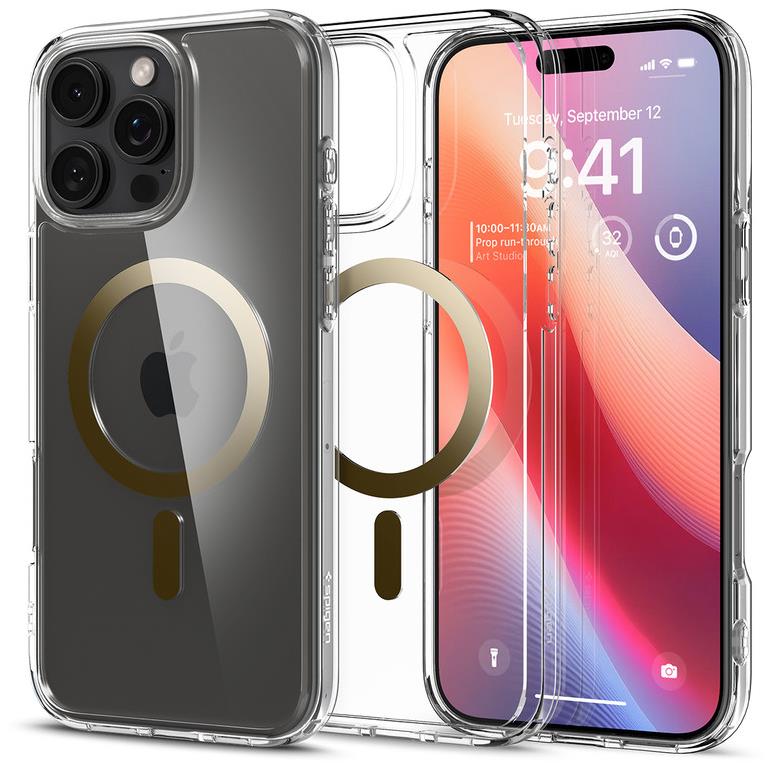 Spigen Ultra Hybrid MagSafe Gold iPhone 16 Pro Max