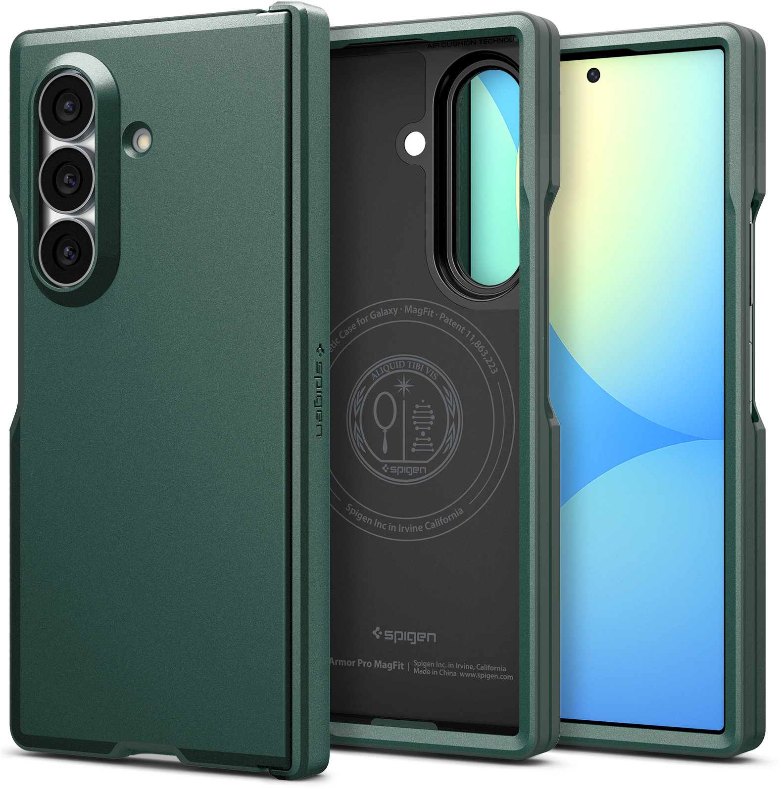 Spigen Tough Armor Pro MagSafe Abyss Green Samsung Galaxy Z Fold8 Ultra