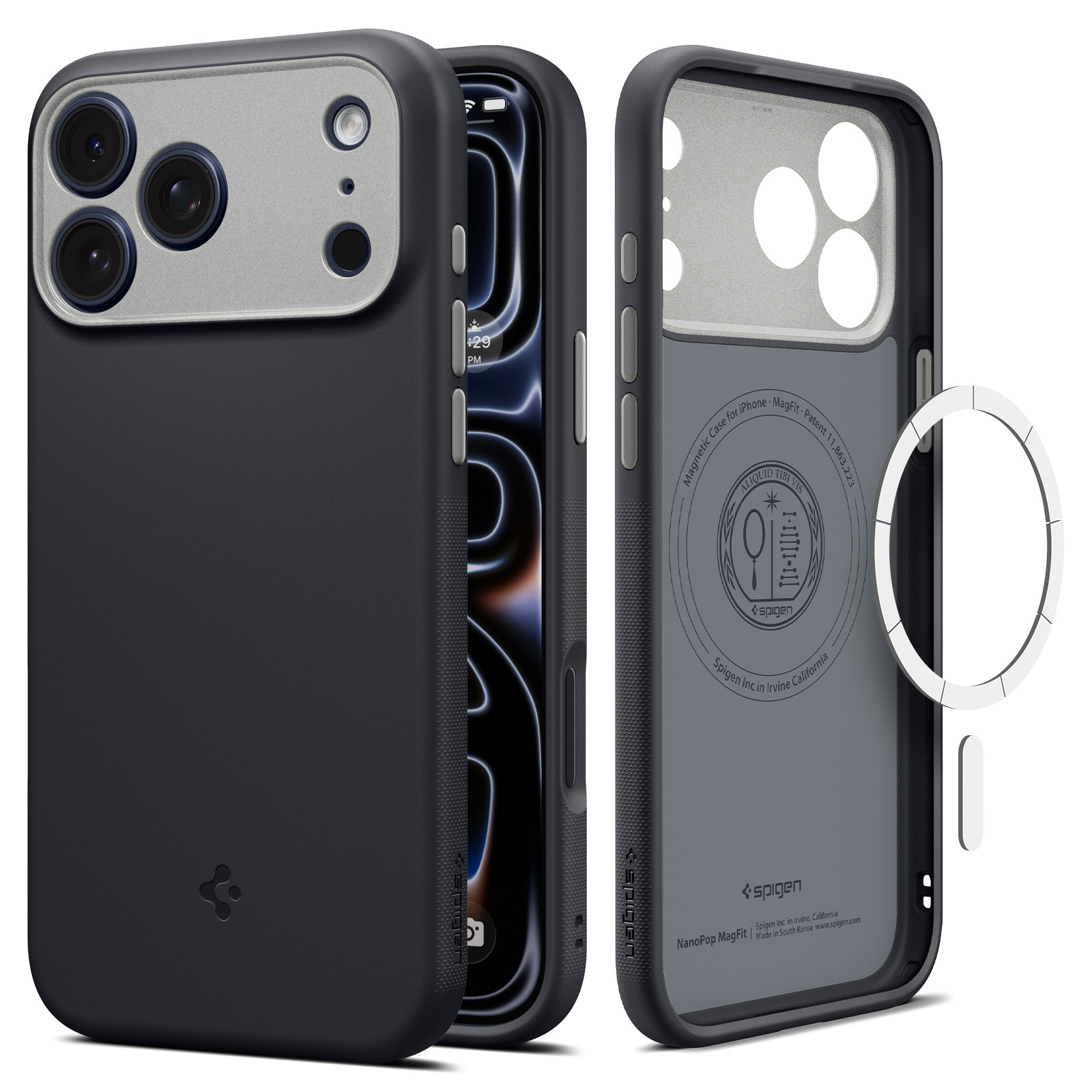 Spigen Nano Pop MagSafe Black Sesame iPhone 18 Pro Max/17 Pro Max