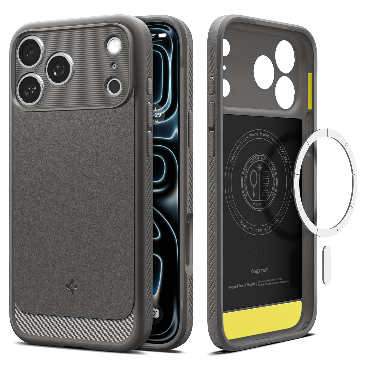 Spigen Rugged Armor MagSafe Gray iPhone 18 Pro Max/17 Pro Max