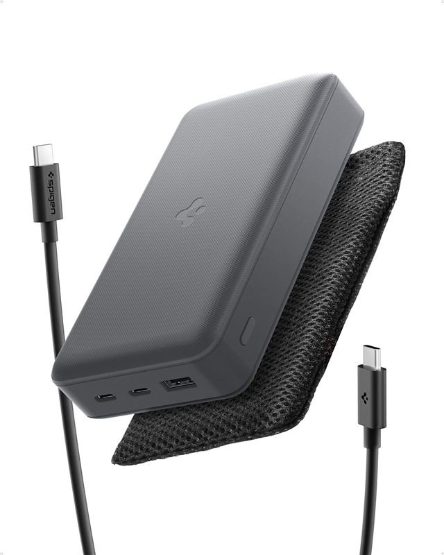 Spigen Essential 30,000mAh 30W Portable Charger Gray EA3030