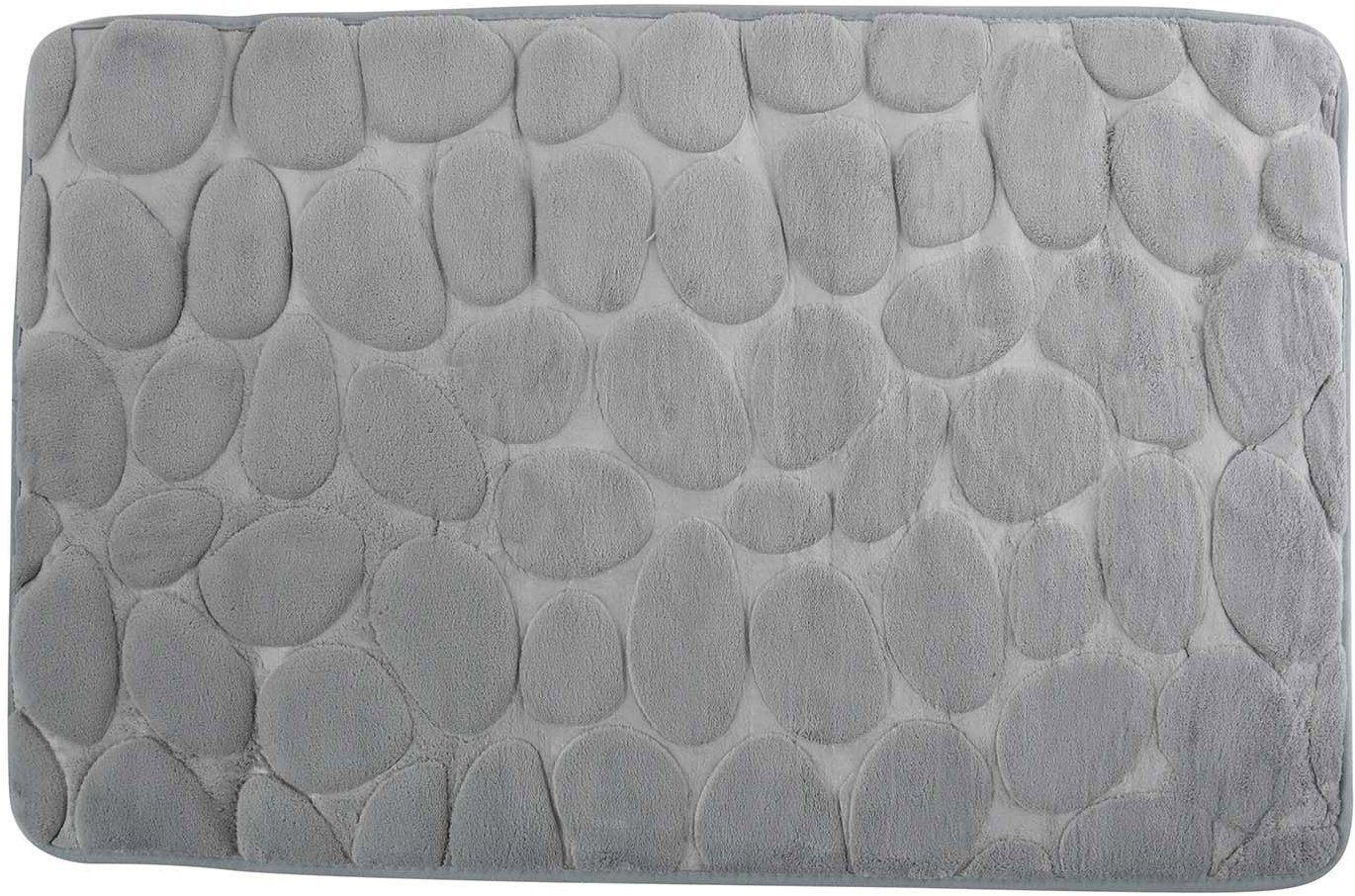 MSV Koupelnová předložka Pebbles 40 × 60 cm šedá