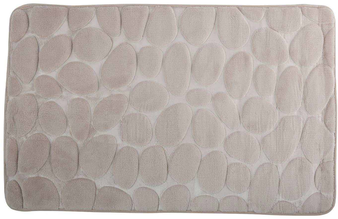 MSV Koupelnová předložka Pebbles 40 × 60 cm béžová