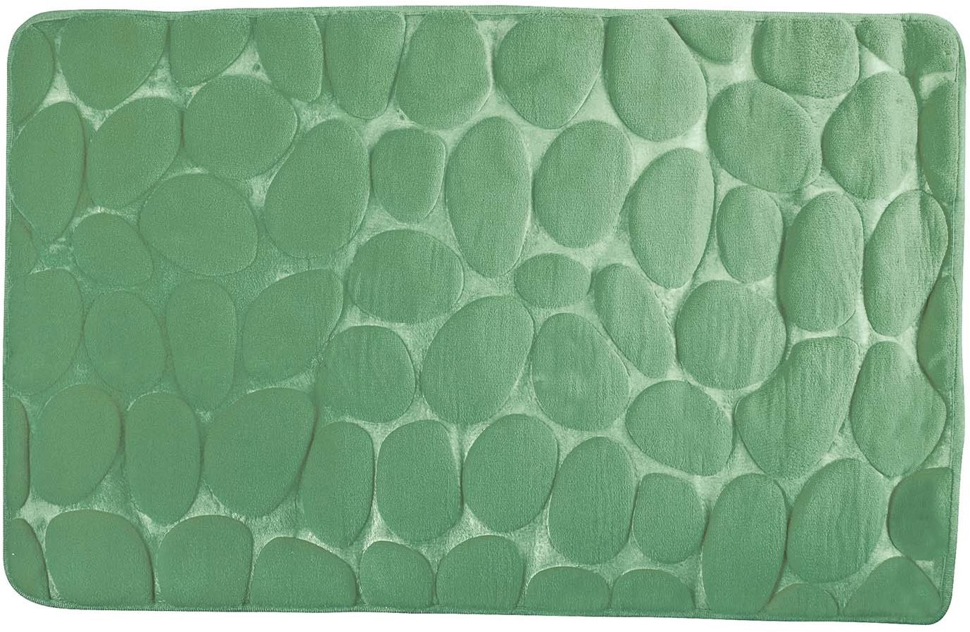 MSV Koupelnová předložka Pebbles 40 × 60 cm zelená