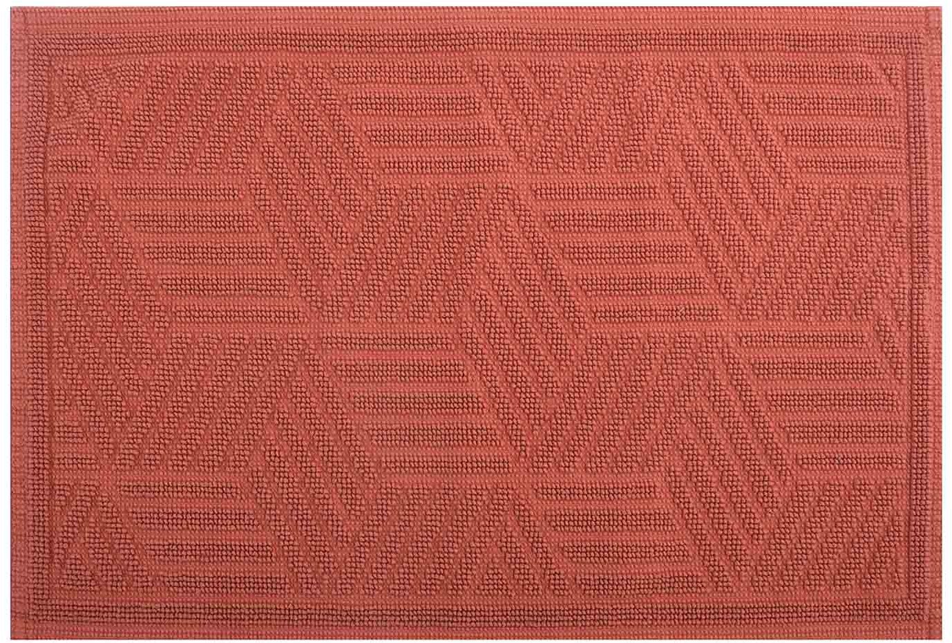 Spirella Koupelnová předložka Cubo 50 × 80 cm červená