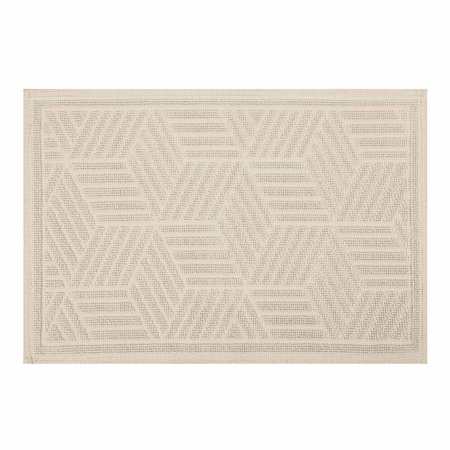 Spirella Koupelnová předložka Cubo 50 × 80 cm hnědá