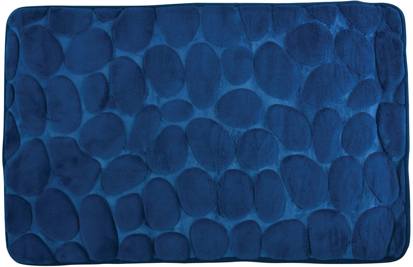 MSV Koupelnová předložka Pebbles 50 × 80 cm modrá