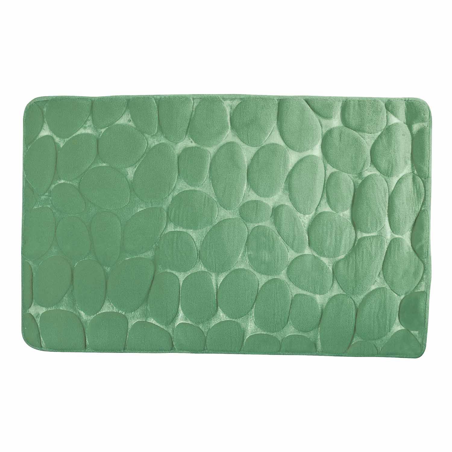 MSV Koupelnová předložka Pebbles 50 × 80 cm zelená