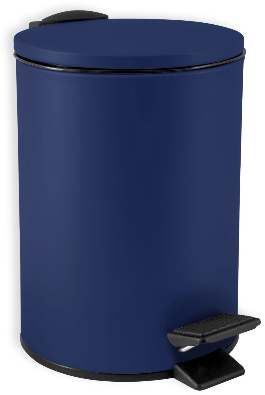 Spirella pedálový odpadkový koš Adelar, matný modrý, ocel, 3 l