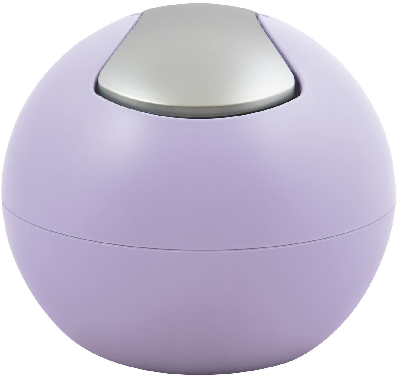 Spirella mini výklopný odpadkový koš Bowl Matt, matný fialový, plast, 1 l