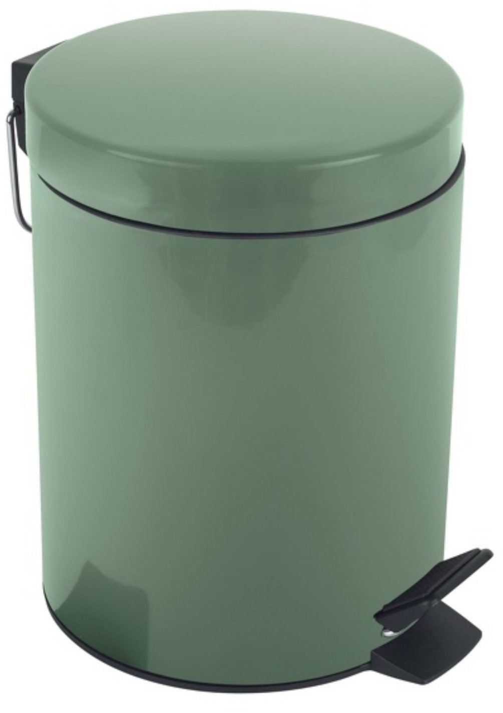 Spirella pedálový odpadkový koš Sydney, bazalkově zelený, ocel, 3 l