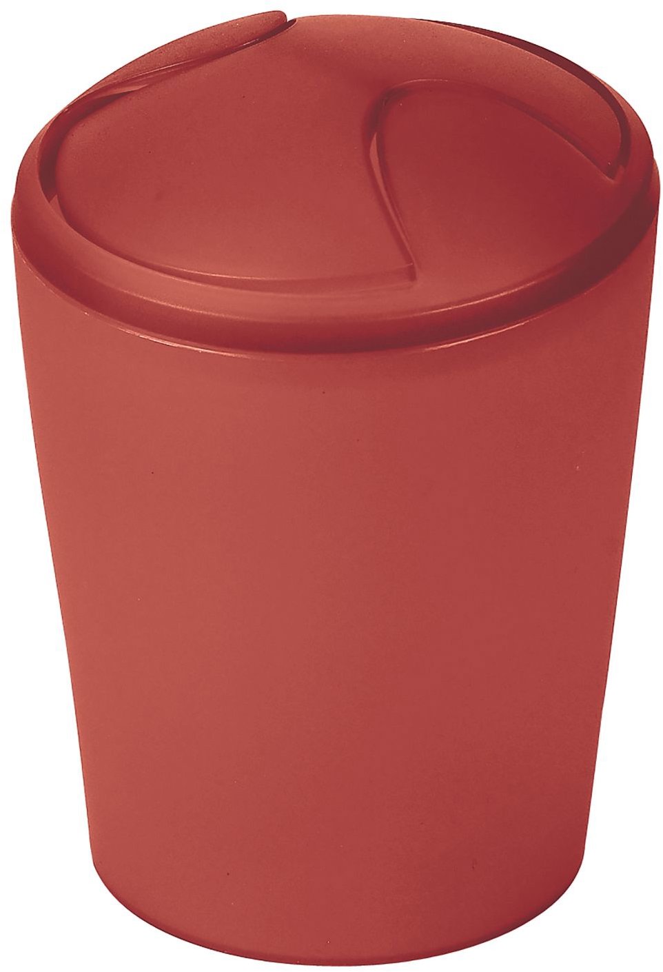 Spirella výklopný odpadkový koš Move, terakota, plast, 2 l
