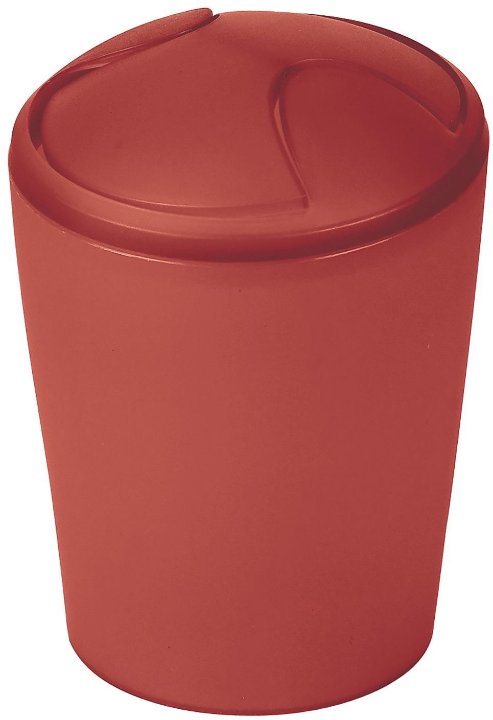 Spirella výklopný odpadkový koš Move, terakota, plast, 5 l