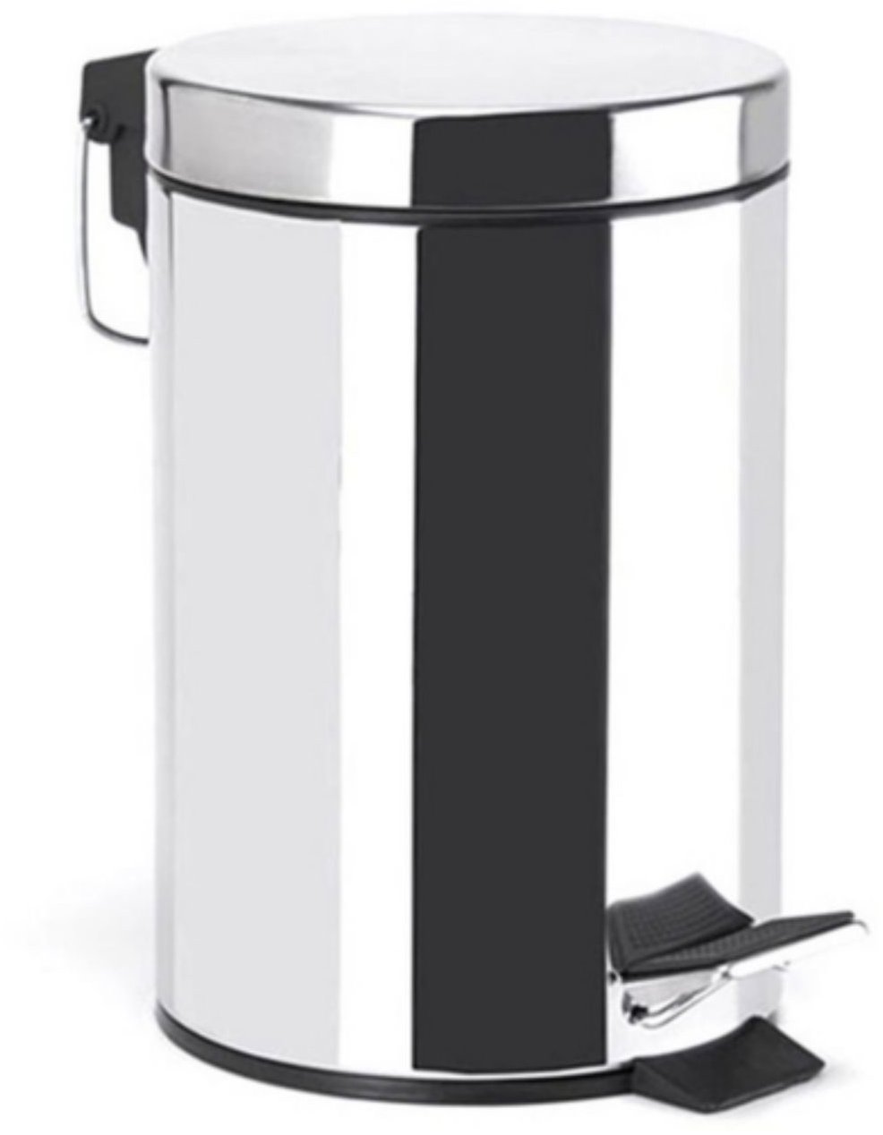 MSV pedálový odpadkový koš lesklý nerez ocel, 5 l