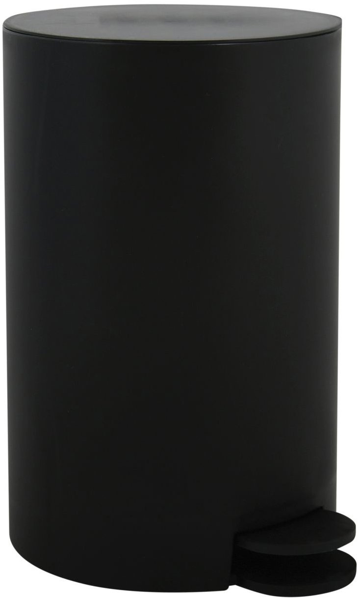 MSV pedálový odpadkový koš Osaki, černý, plast, 3 l