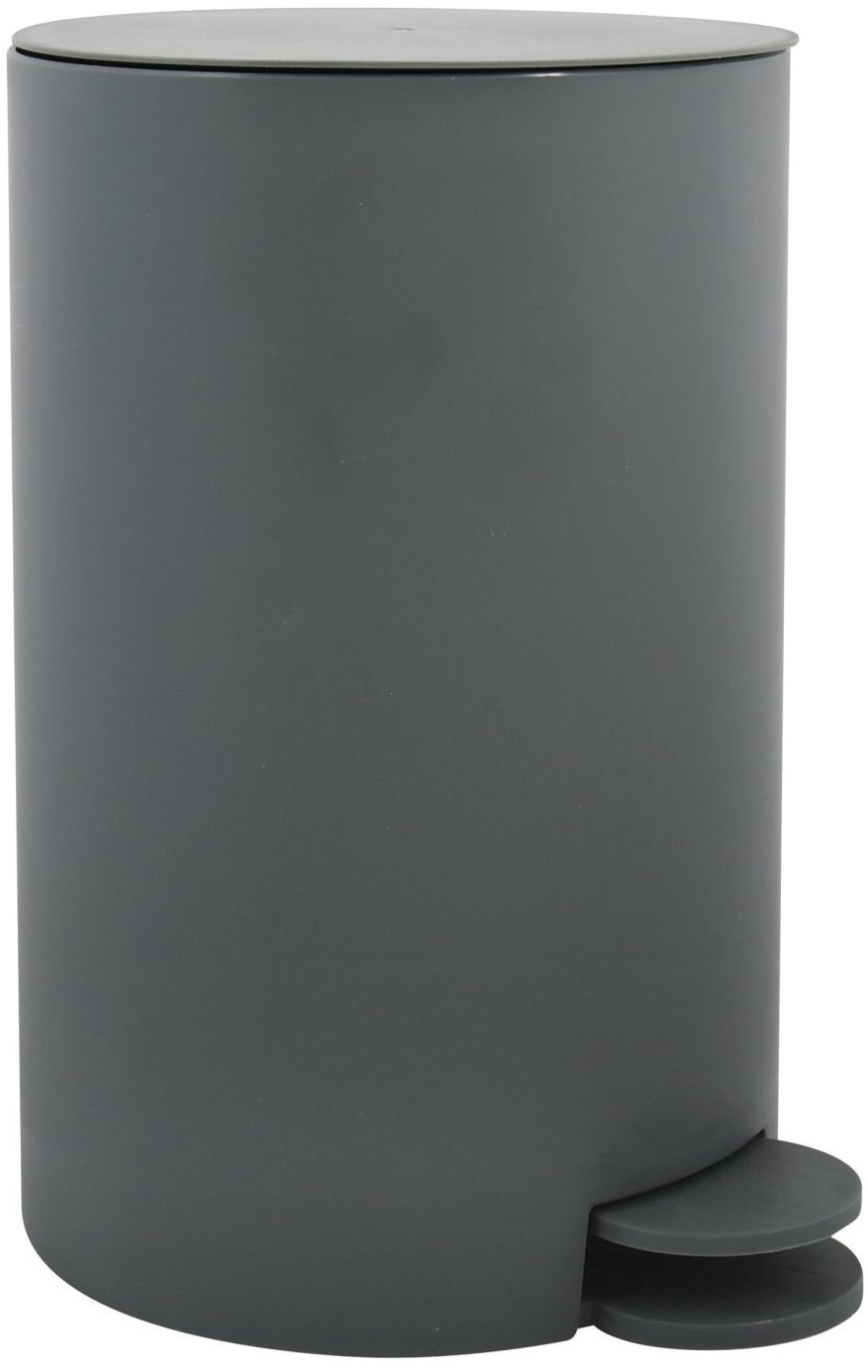 MSV pedálový odpadkový koš Osaki, matný šedý, plast, 3 l