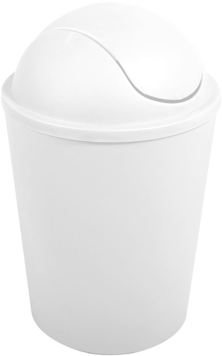 MSV výklopný koš Ako, bílý, plast, 5,5 l