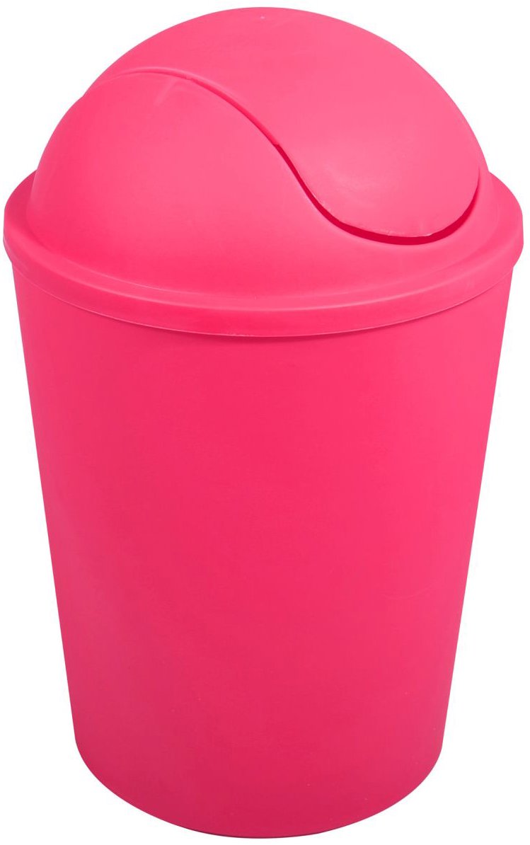MSV výklopný koš Ako, růžový, plast, 5,5 l