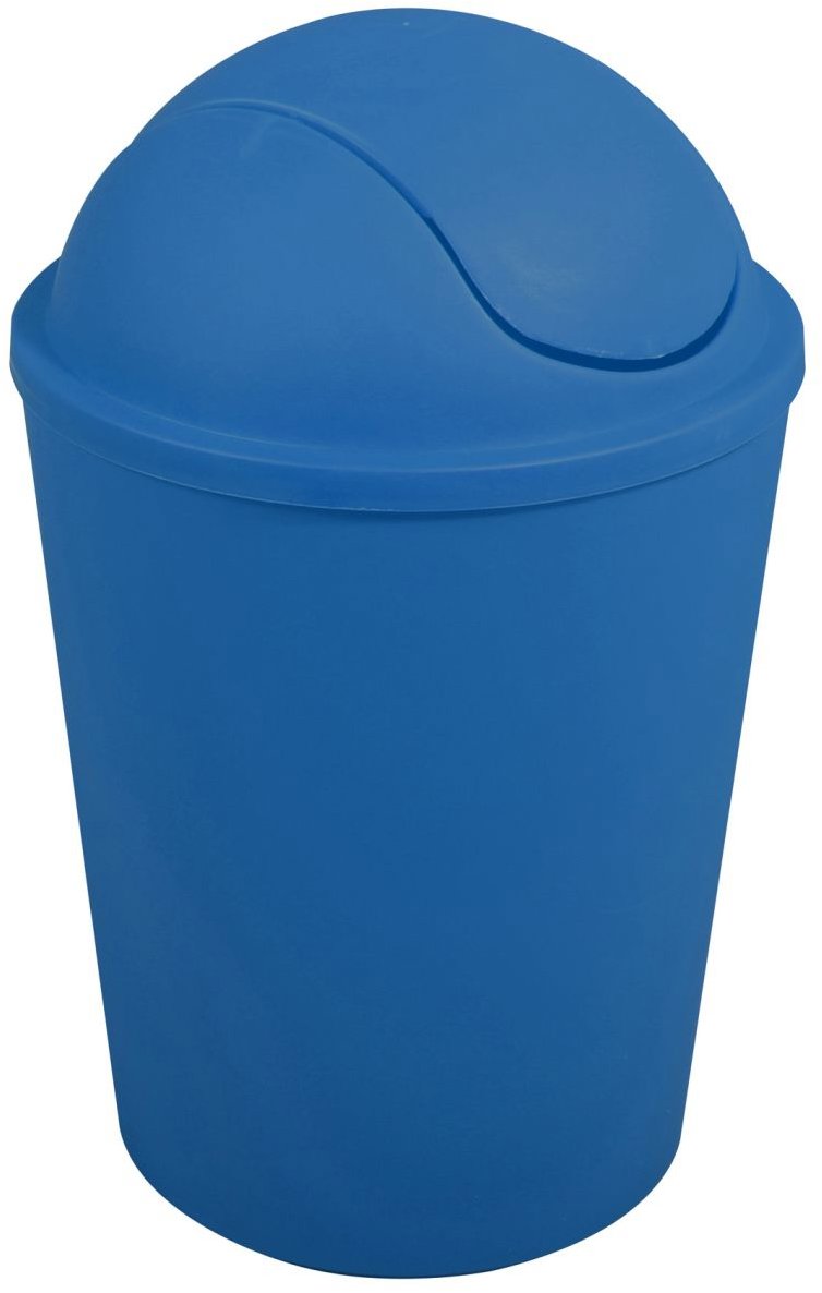 MSV výklopný koš Ako, tmavě modrý, plast, 5,5 l