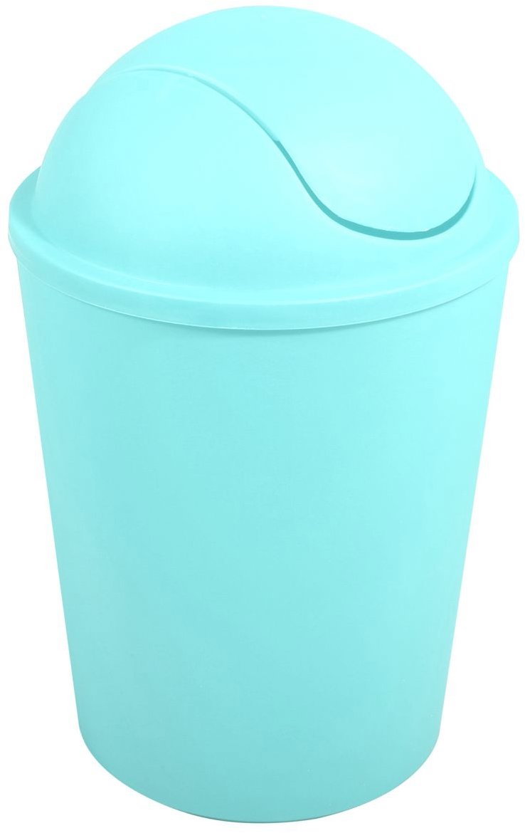 MSV výklopný koš Ako, pastelově zelený, plast, 5,5 l